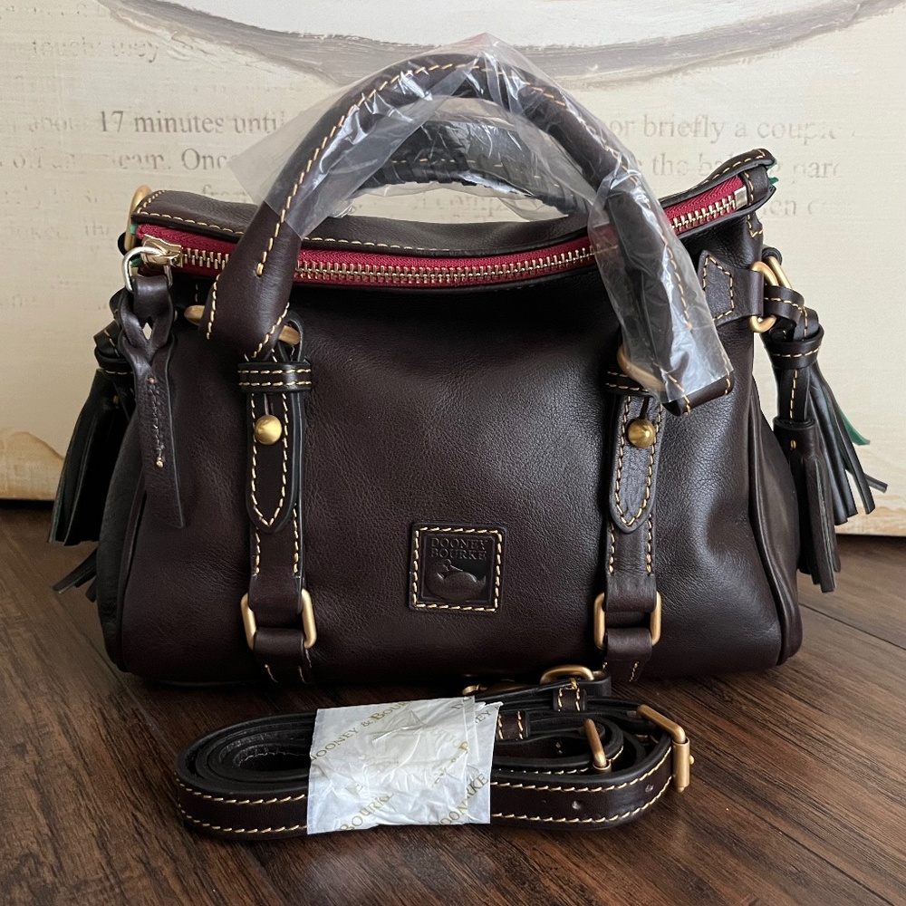Dooney & Bourke Micro Florentine Satchel in Brown T'moro
